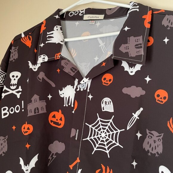 Halloween Button-Up Shirt - Picture 3 of 9